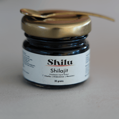 Shilu Shilajit Himalayan Resin and Liquid- 30g bottle (60 servings)